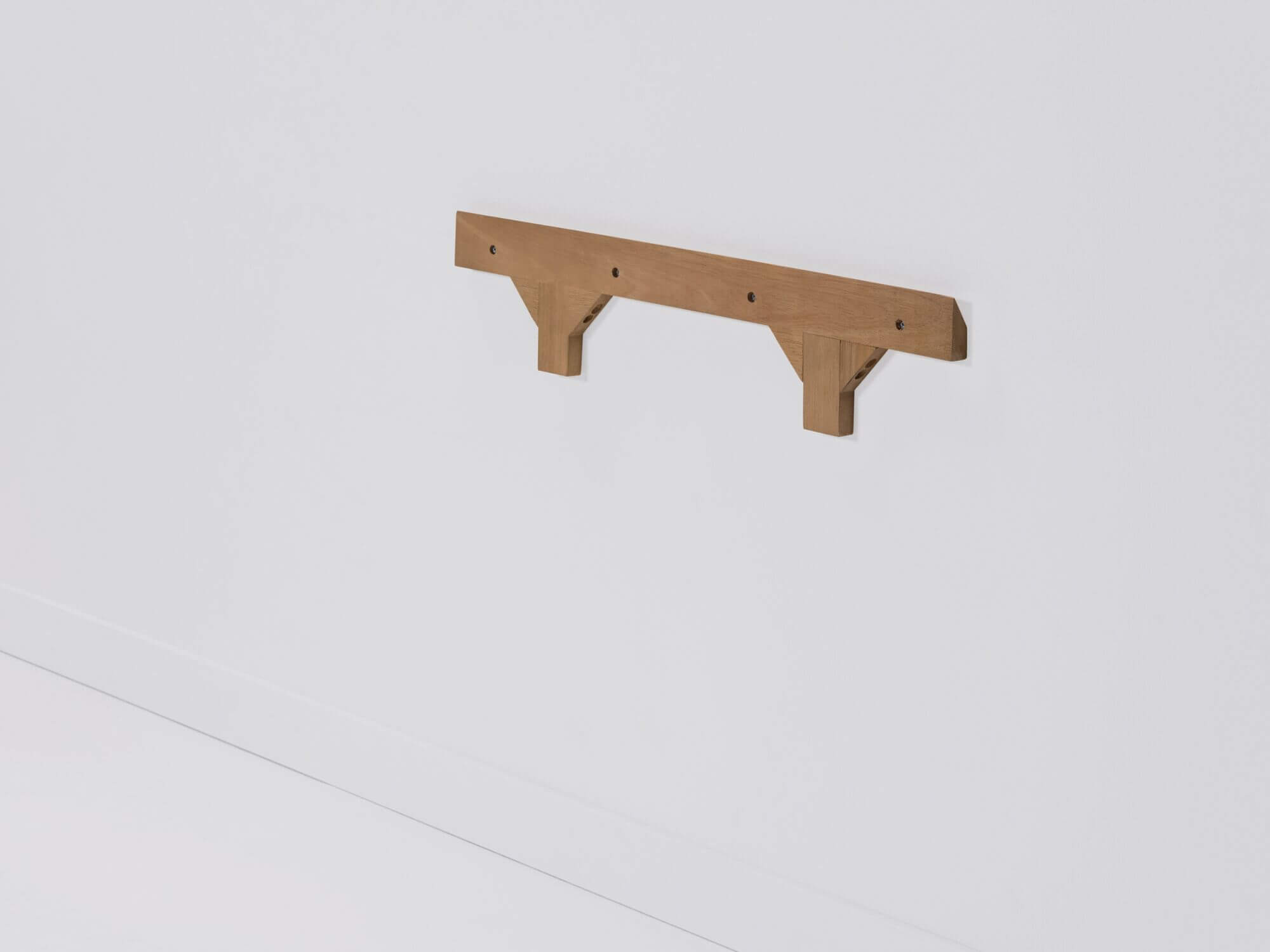 Plank Wall Shelf - Short - Black Oak