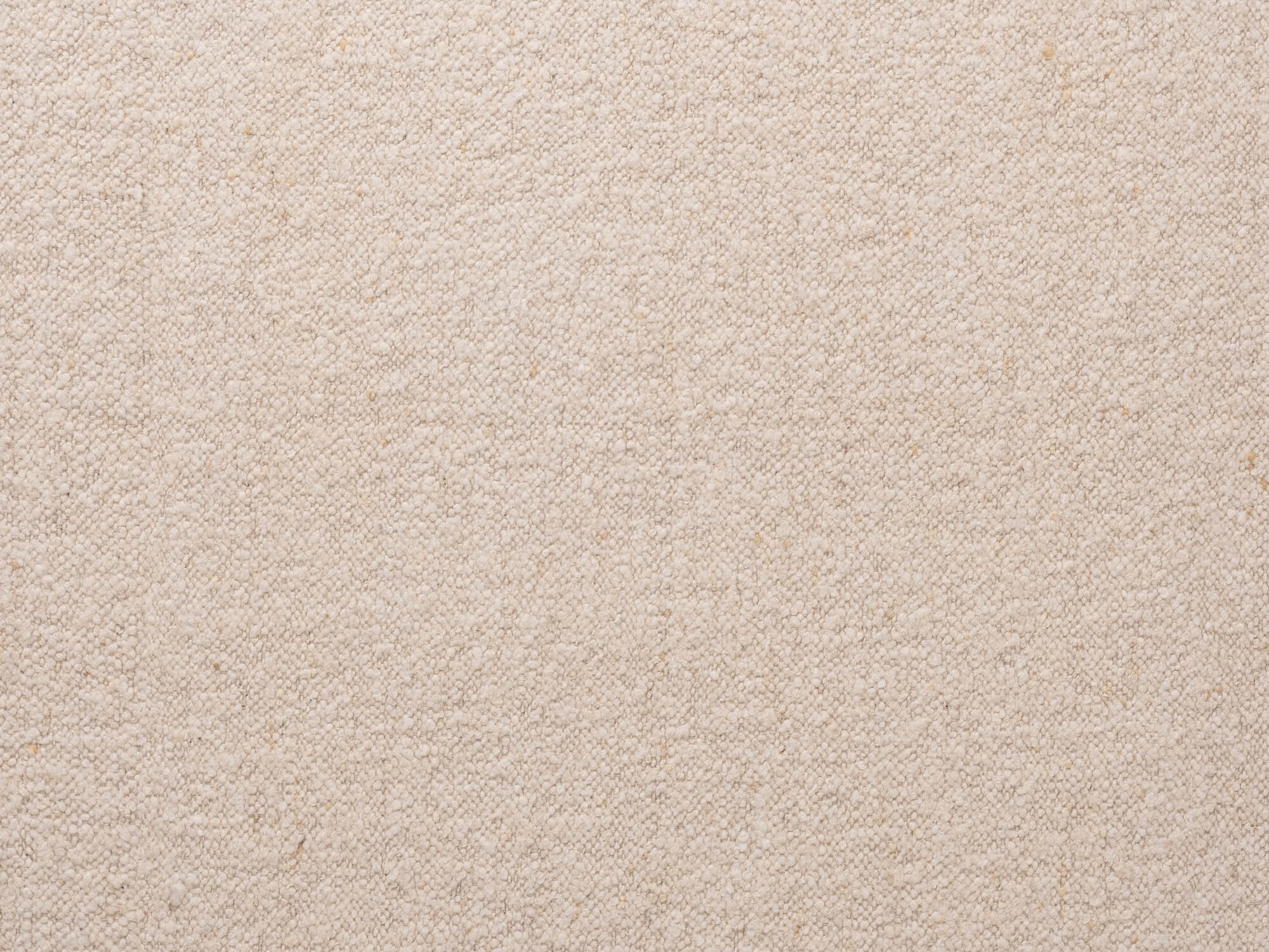 Detail view of lush ivory rug