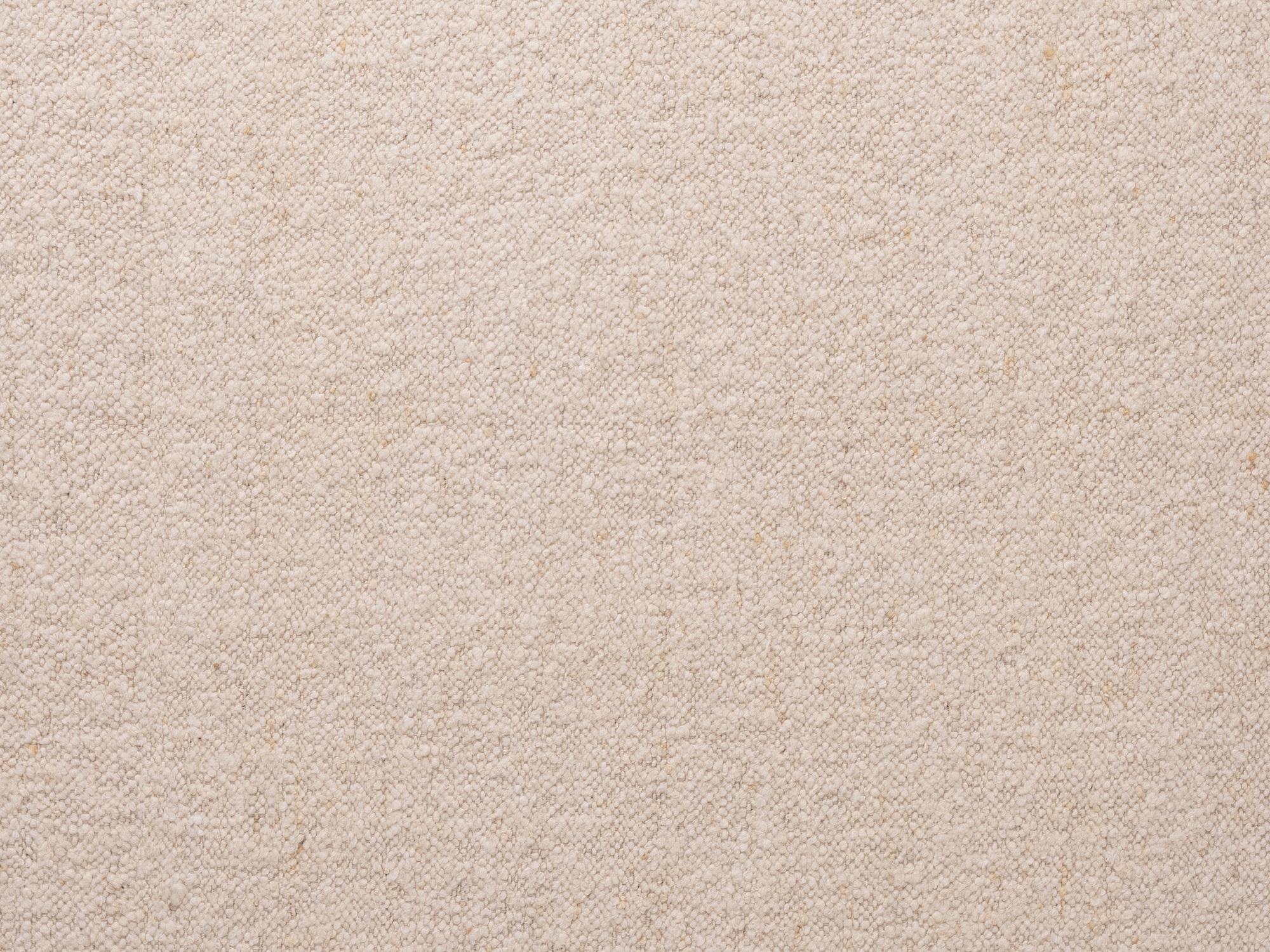 Detail view of lush ivory rug