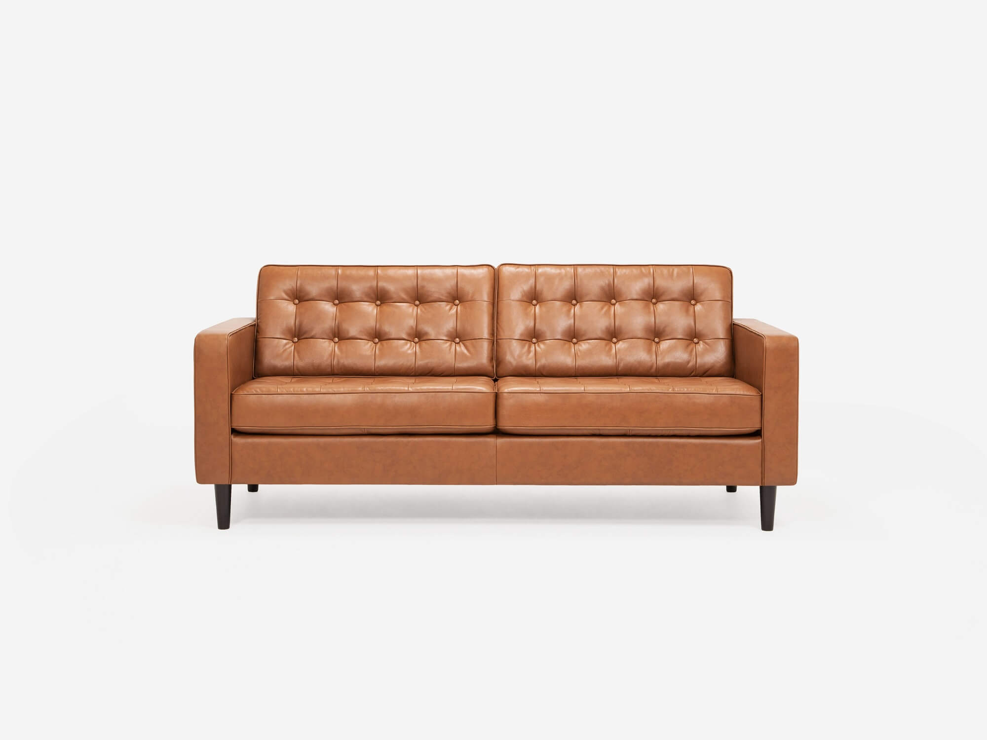 Leather apartment sofa discount