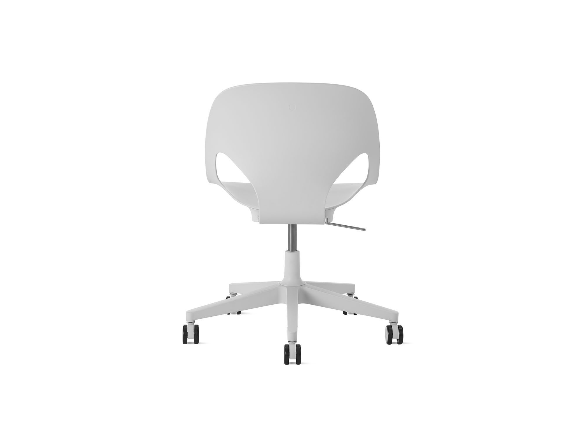 Back view of Alpine Zeph Side Chair with no cushion