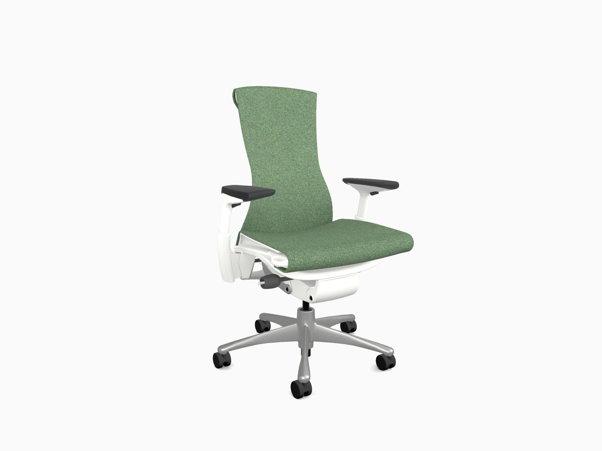 Embody office chair in Sync Everglade front angle view