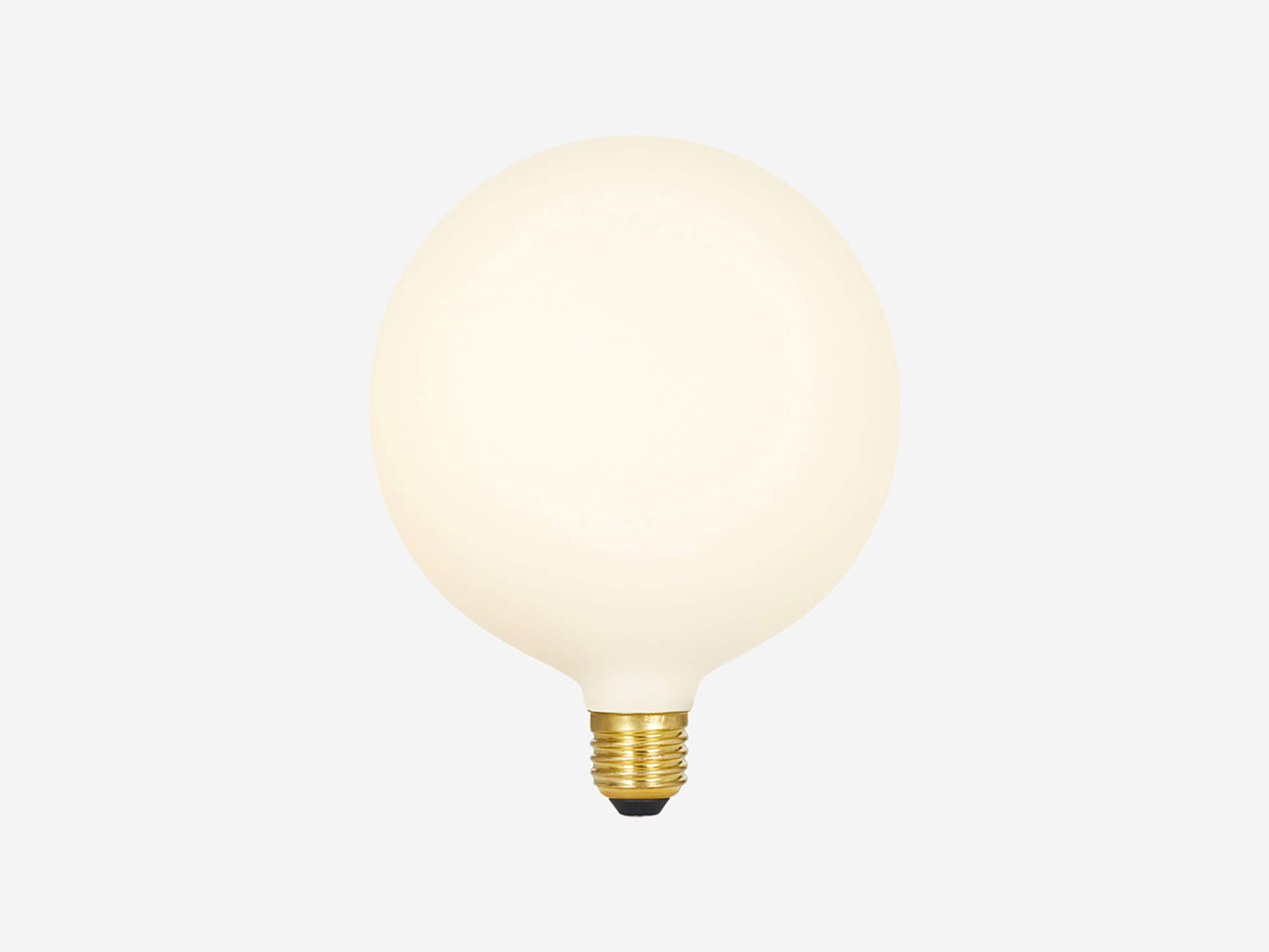 Light on opaque decorative LED bulb