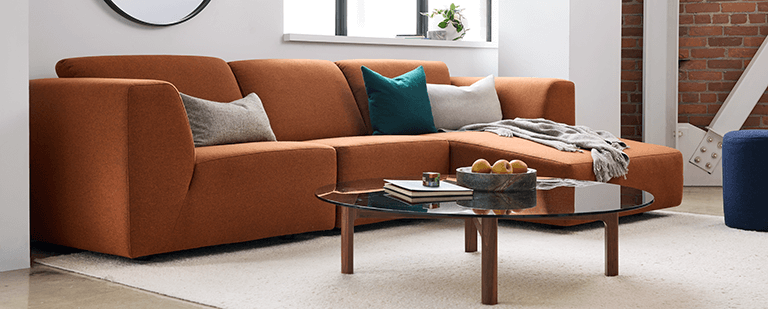 CHITA®️ Keaton Performance Fabric 3-Seater Sofa with Wood Base