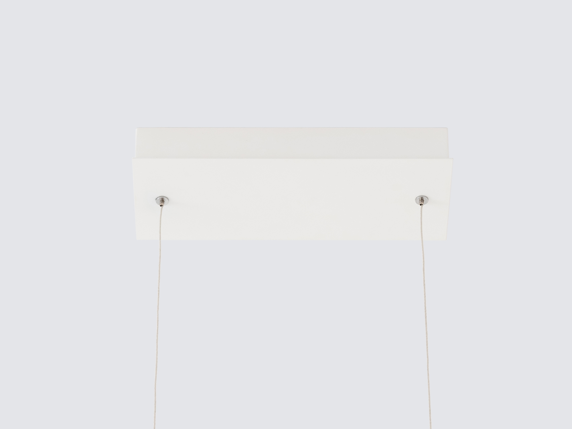 Detail view of the Slimline pendant light white cover