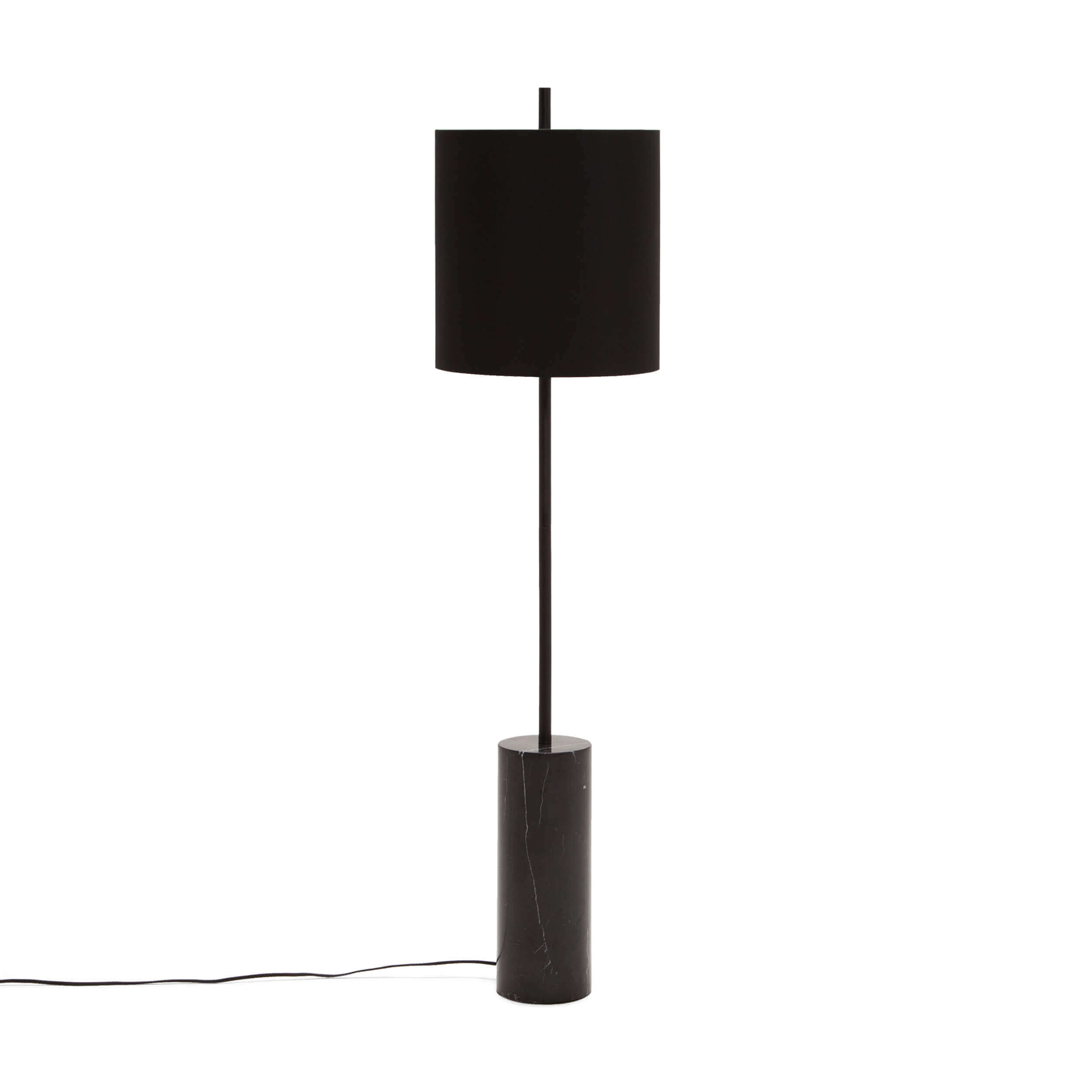 54 Brushed Brass Standing LED Floor Lamp, Lissom