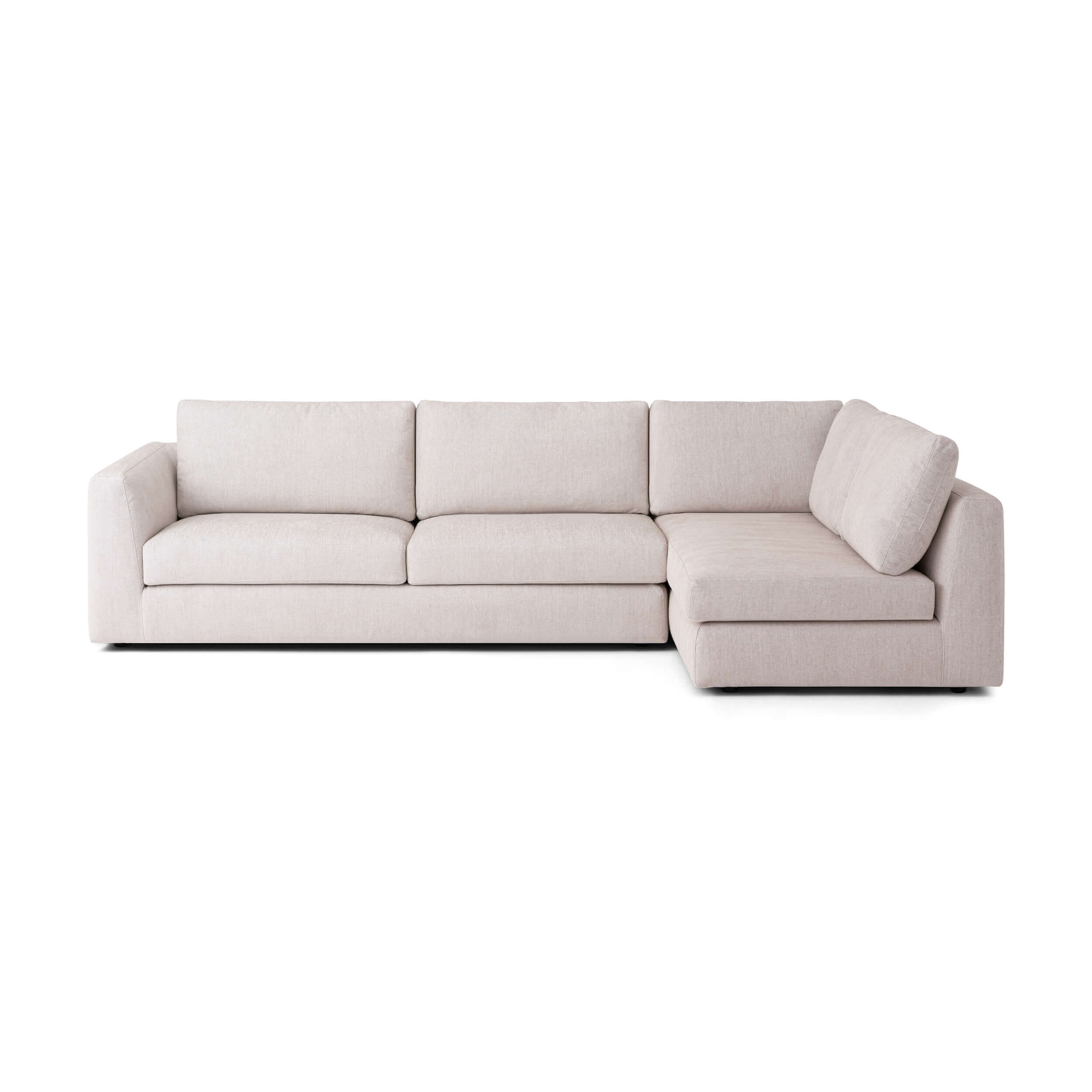 Cello 2-Piece Sectional Sofa With Full Arm Chaise by EQ3
