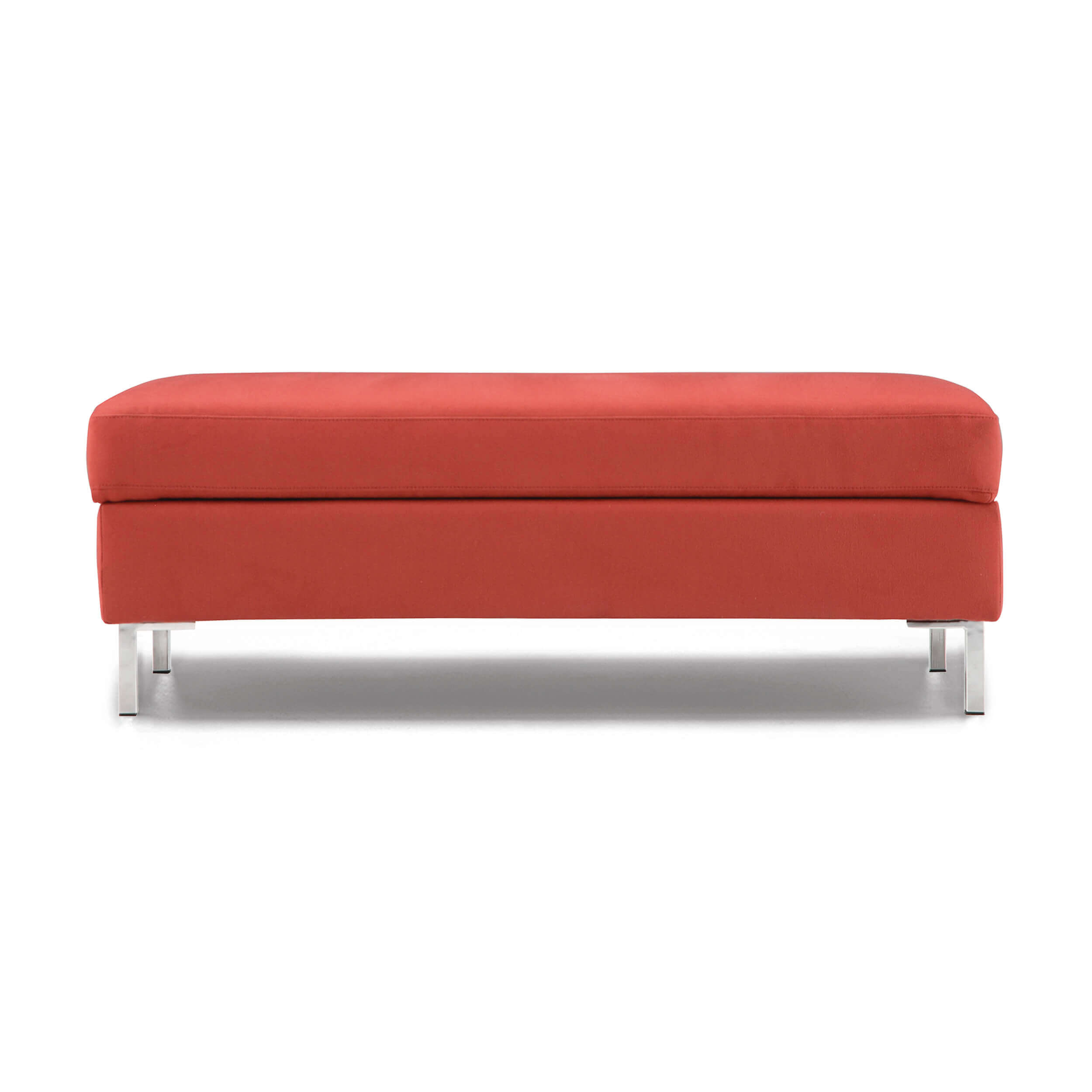 Salema Custom fabric or leather storage ottoman from EQ3