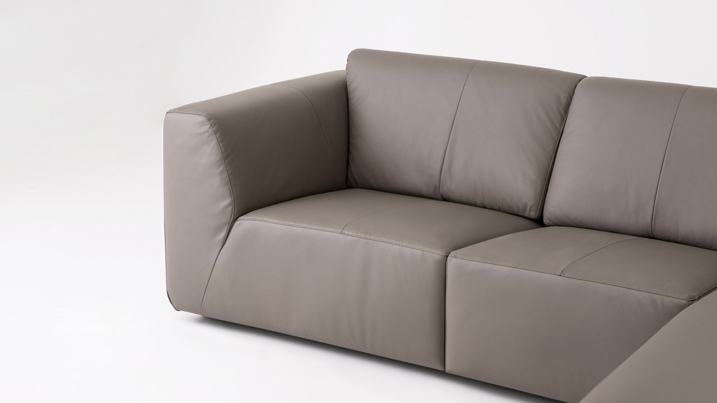 eq3 brown leather sofa